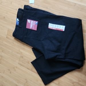 Izod Mens Black Jeans